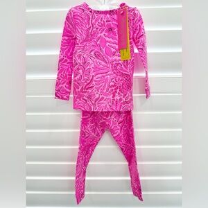 Lilly Pulitzer Vibrant Pink Patterned Sleepwear